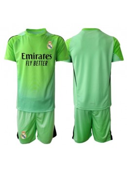 Detské Futbalové oblečenie Real Madrid Brankarsky 2025-26 Krátky Rukáv - Preč (+ trenírky)